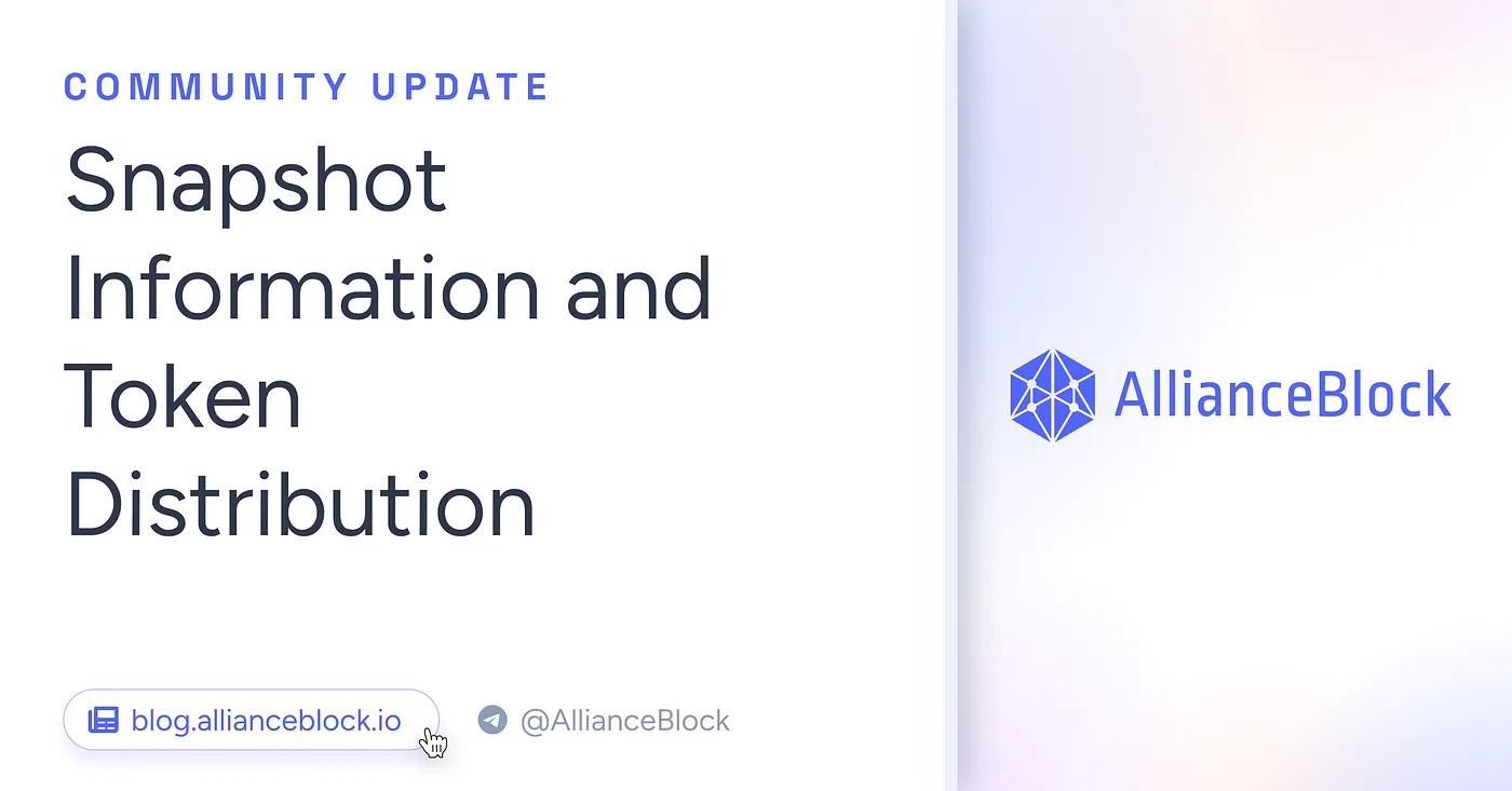 Snapshot Information and Token Distribution